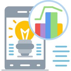 Analytics Icon Vector Element