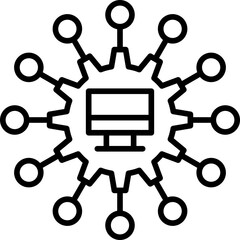 Network Icon Vector Element