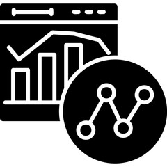 Web Analytics Icon Vector Element