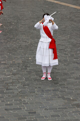 Basque folk dance performance