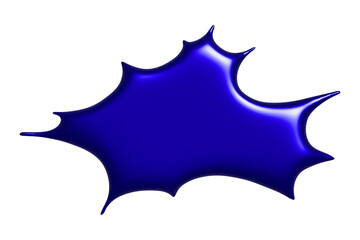 3d speech bubble Blank empty message box Textbox frame for banners, price tags, stickers, design