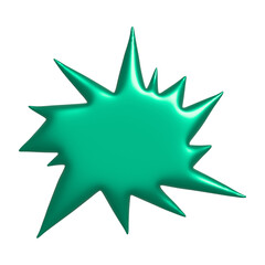 Obraz premium 3d speech bubble Blank empty message box Textbox frame for banners, price tags, stickers, design