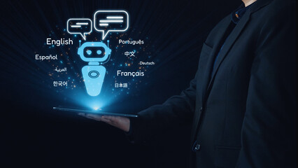 Global communication with multiple languages, digital translation tools, multilingual technology, cross-cultural communication, and virtual language learning environments. Elide