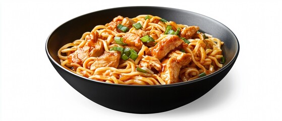 Chicken Noodle Bowl Centered View Photo