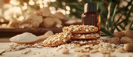 Delicious Oatmeal Cookies with Cereal Spread