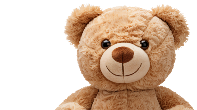 Adorable smiling teddy bear brings happiness and comfort to any project - Powered by Adobe