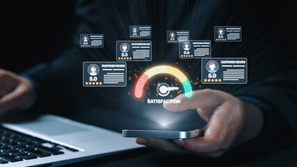 Customer experience review analysis, customer satisfaction improvement, feedback data evaluation,...