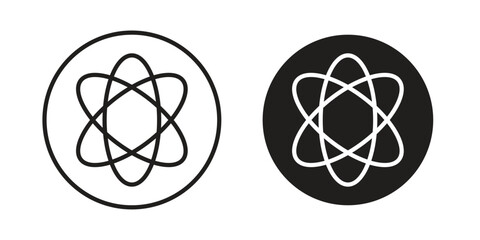 Agnosticism icon illustrations collection. editable stroke outline and flat style