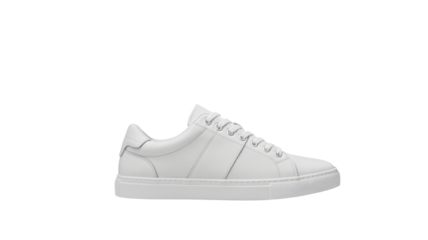 Stylish white leather sneaker for modern lifestyle fashion appeal