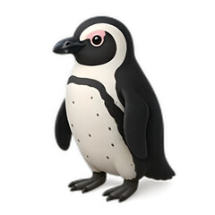 3D Cartoon Penguin Illustration