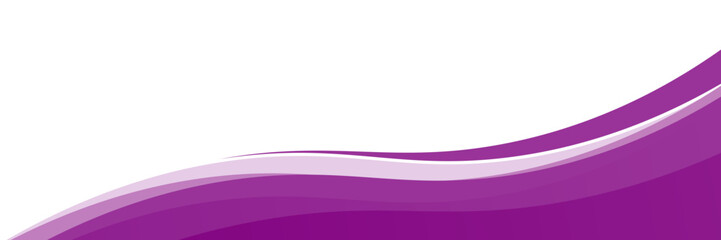 Purple abstract wave background with smooth curves and gradient layers