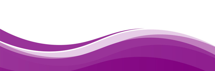 Purple abstract wave background with smooth curves and gradient layers