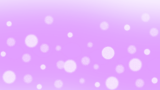 Soft white dandelion seeds floating on a gradient purple background isolated on transparent background