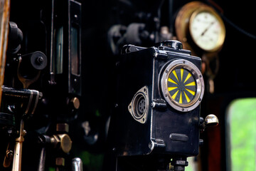 Steam Locomotive Control Panel Detail