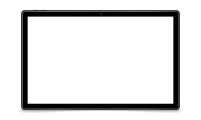 Tablet Screen, Empty Display, Transparent Screen, Mockup, Modern, Touchscreen, Device