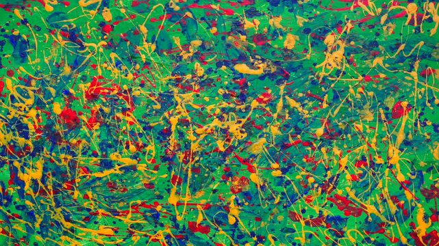 Abstract expressionism background illustration