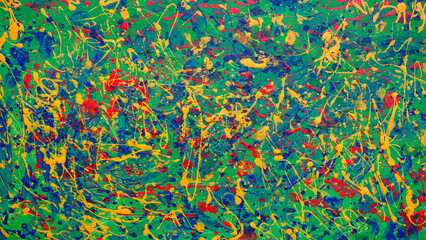 Abstract expressionism background illustration