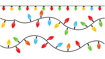 Festive Decorative Light Strands for Holiday Design