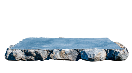 Stone platform with water surface