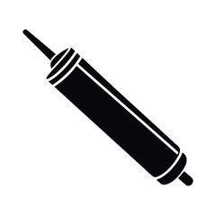 Flat Vector Icon of Caulking Material Tube