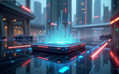 Holographic Smart City Projection
