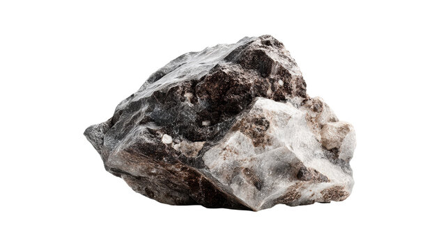 Rough mineral chunk with varied texture and light shimmer