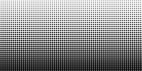Abstract halftone circle dot pattern on background. Polka dot pattern template Monochrome dotted texture modern seamless. Dots pop art comics with summer background. Vector blot half tone collection. 