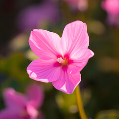 Fototapeta premium pink flower isolated on white pink flower isolated on white