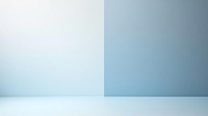 Fototapeta premium Minimalist Blue Room Interior.