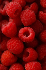 Fresh organic raspberry