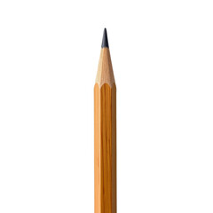  Wooden pencil on a transparent background