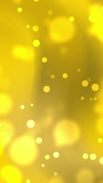 Yellow Warm Bokeh Light Abstract Background for Creative Branding