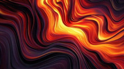 This artwork features dynamic swirls of warm colors, blending together in fluid motion. The vibrant reds and oranges create an energetic, inviting atmosphere, evoking feelings of warmth and intensity.