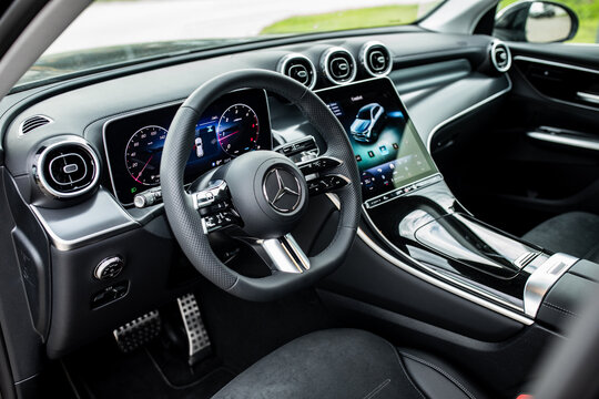 Poland, Stalowa Wola - 29 July 2025: Mercedes GLC 220d 4Matic (220 KM) 9G Tronic.