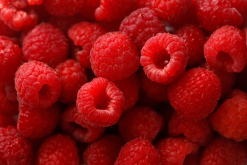 Fresh organic raspberry