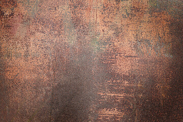 background of old rusty iron wall