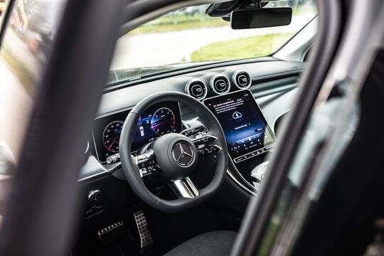 Poland, Stalowa Wola - 29 July 2025: Mercedes GLC 220d 4Matic (220 KM) 9G Tronic.