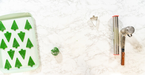 Festive Green Gingerbread Cookies for Holiday Baking