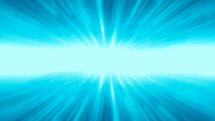 Blue Energy Explosion Background with Chaotic Frame Vibrant Light Burst Firework Sunrise Effect Colorful Rays from Center Perfect Abstract Poster for Comics Advertising Business and Presentations