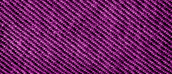 violet fabric with black stripes