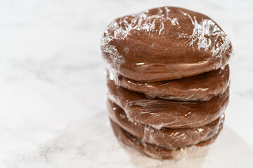 Chocolate Ginger Sugar Cookie Dough for Baking