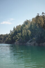 Obraz premium lake and mountains
