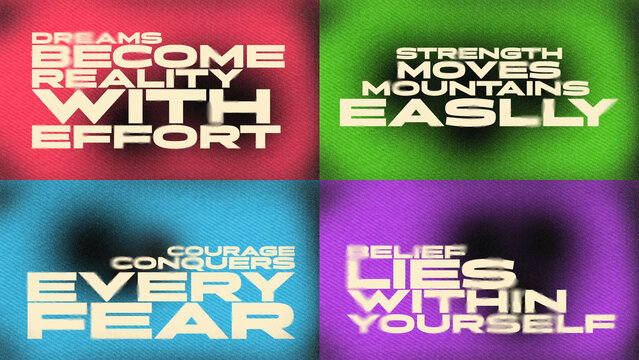 Noise Text Transitions