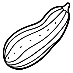 Cucumber Slices Vector Illustration