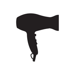 Hair dryer silhouette vector icon design
