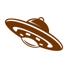 UFO plane icon design