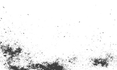 Abstract dust texture with grain and particle pattern White background with scattered dust and grain texture