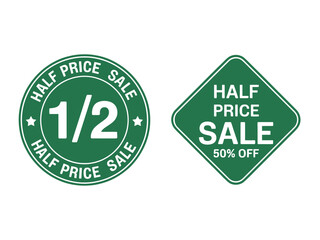 Find half price sale offers and discounts with fifty percent off deals today