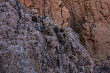 Closeup of Roques de Garcia rocks
