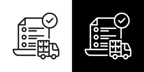 Order Icon Line Vector Illustration